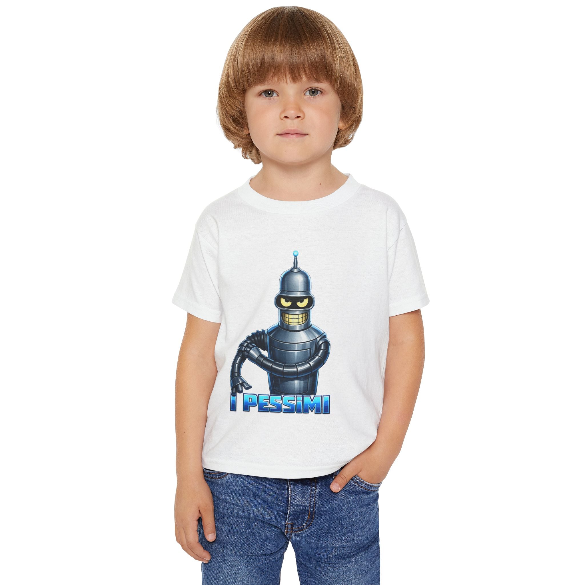 Toddler T-Shirt — "Pessimi" Graphic Tee for Kids