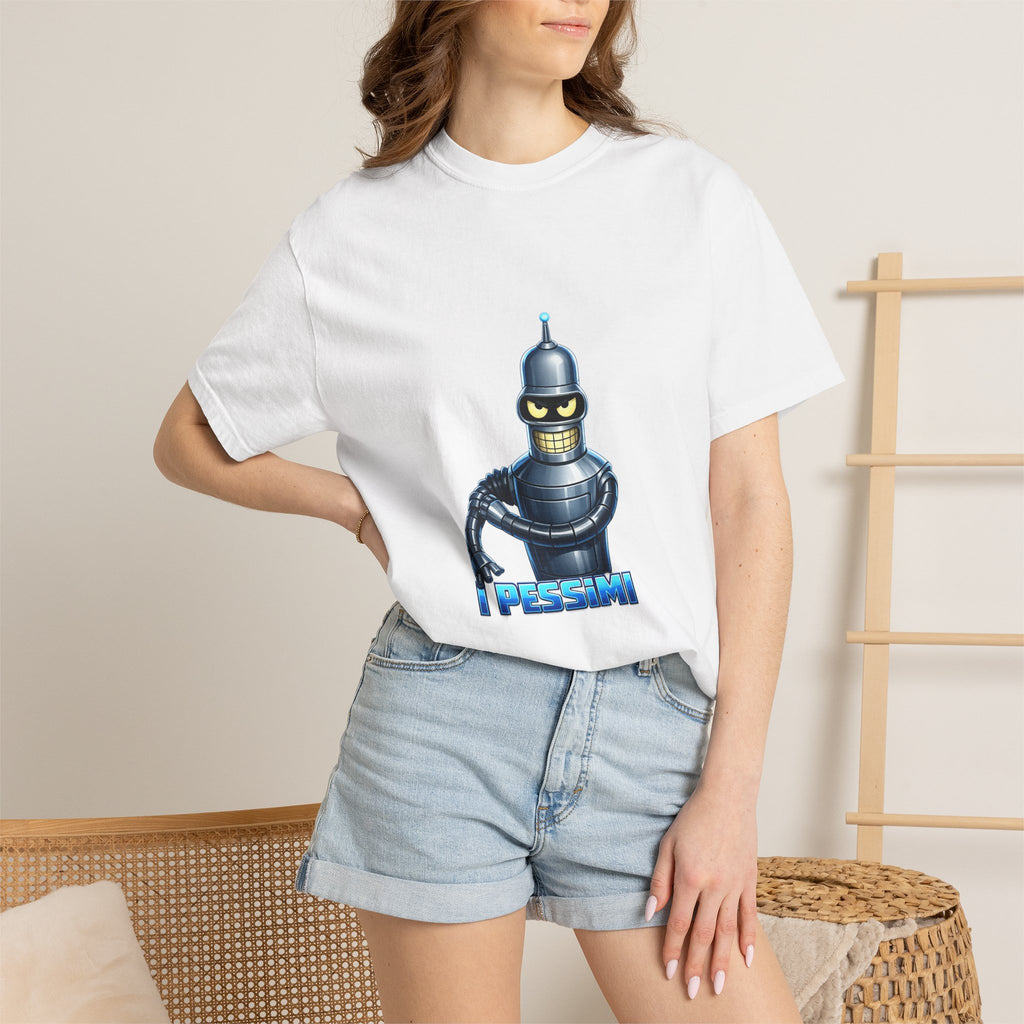 Bender 'I Pessim' Robot Graphic T-Shirt